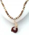 Necklace: Wooden Fishhook Pendant on Coconut
