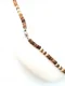 Necklace: Wooden Fishhook Pendant on Coconut