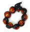 Painted Kukui Nut Bracelet/Anklet - Red