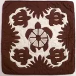 Pillow Covering: Five Sea Turtles in Brown/White - Product Image