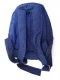 Quilted Backpack: Blue w/ Red Hibiscus - Medium Size