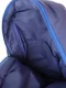 Quilted Backpack: Blue w/ Red Hibiscus - Medium Size