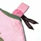Quilted Purse - Red, Yellow, Olive Green Anthurium on Pink