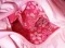 Quilted Purse - Red, Yellow, Olive Green Anthurium on Pink