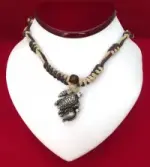 Sea Turtle Necklace - Double Etched Full Shell - Product Image