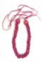 Shell: Popcorn Shell Choker Lei &amp; Bracelet -Magenta